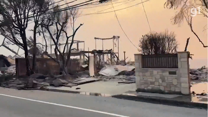 VÍDEOS mostram mansões destruídas em Malibu e Pacific Palisades