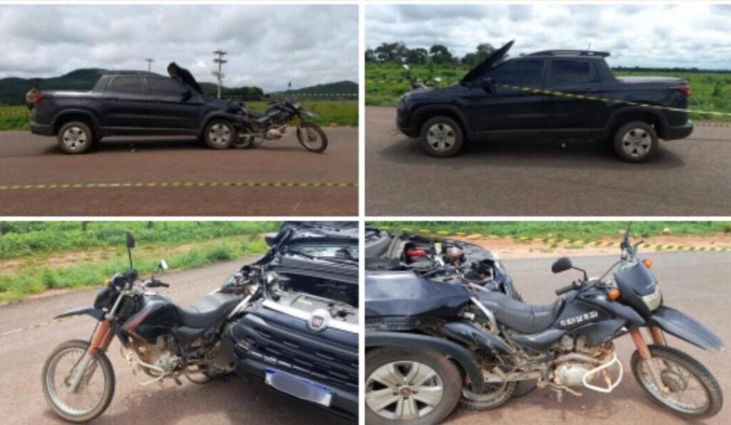 Motorista vai responder por morte de casal em acidente que deixou moto cravada em motor de carro