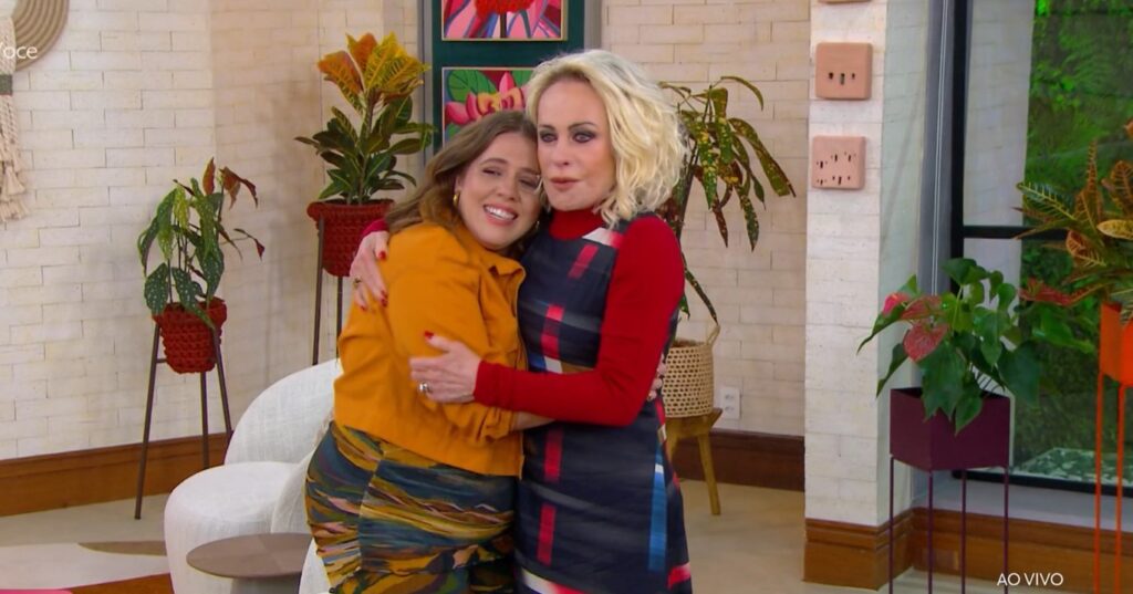 Tati Machado se emociona em reencontro com Ana Maria Braga após perda de bebê