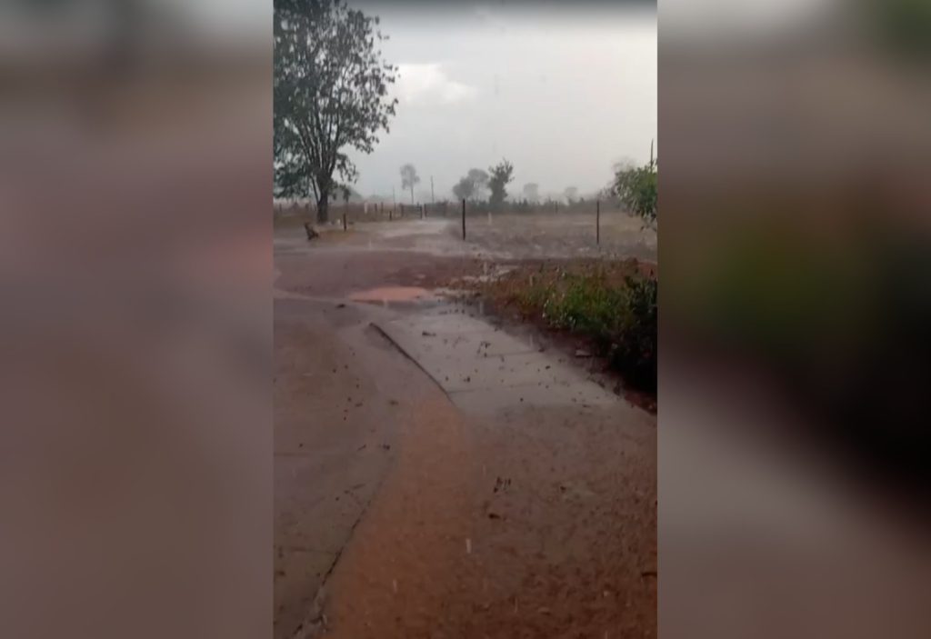 Tocantins tem registro de chuva ‘fora de época’ na zona rural de Talismã