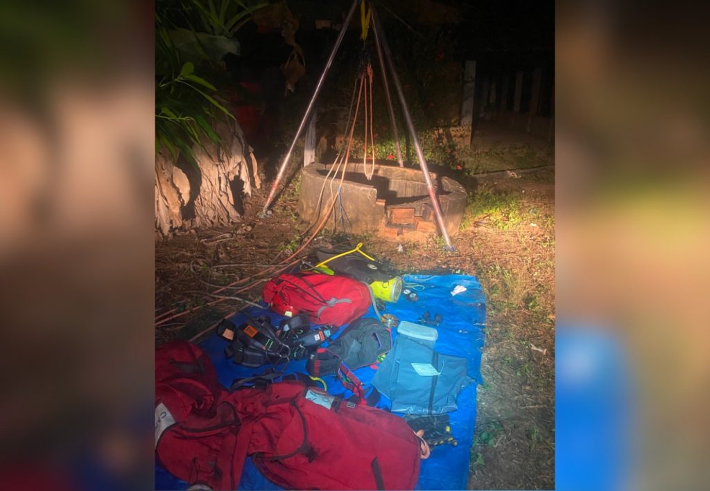 Suspeito armado com facão morre após ser baleado em ação da PM e cair em reservatório de água