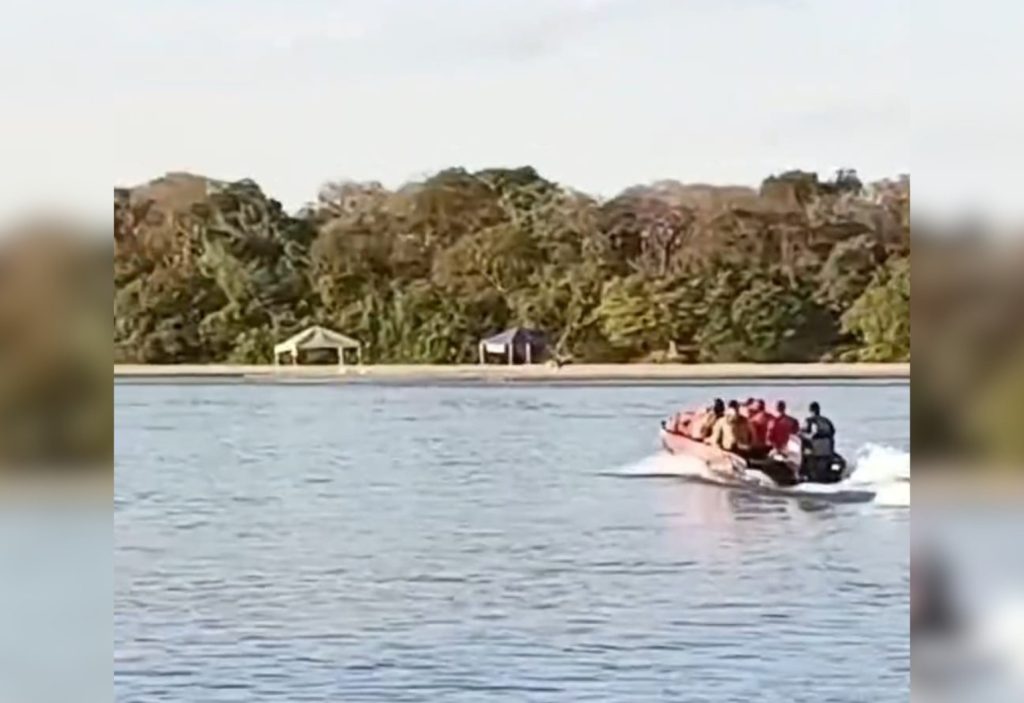 Criança de 7 anos desaparece em praia do Rio Tocantins; bombeiros fazem buscas