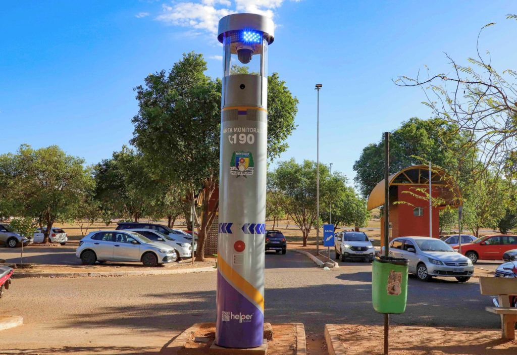 Palmas começa a testar equipamentos de segurança com câmeras 360º e reconhecimento facial
