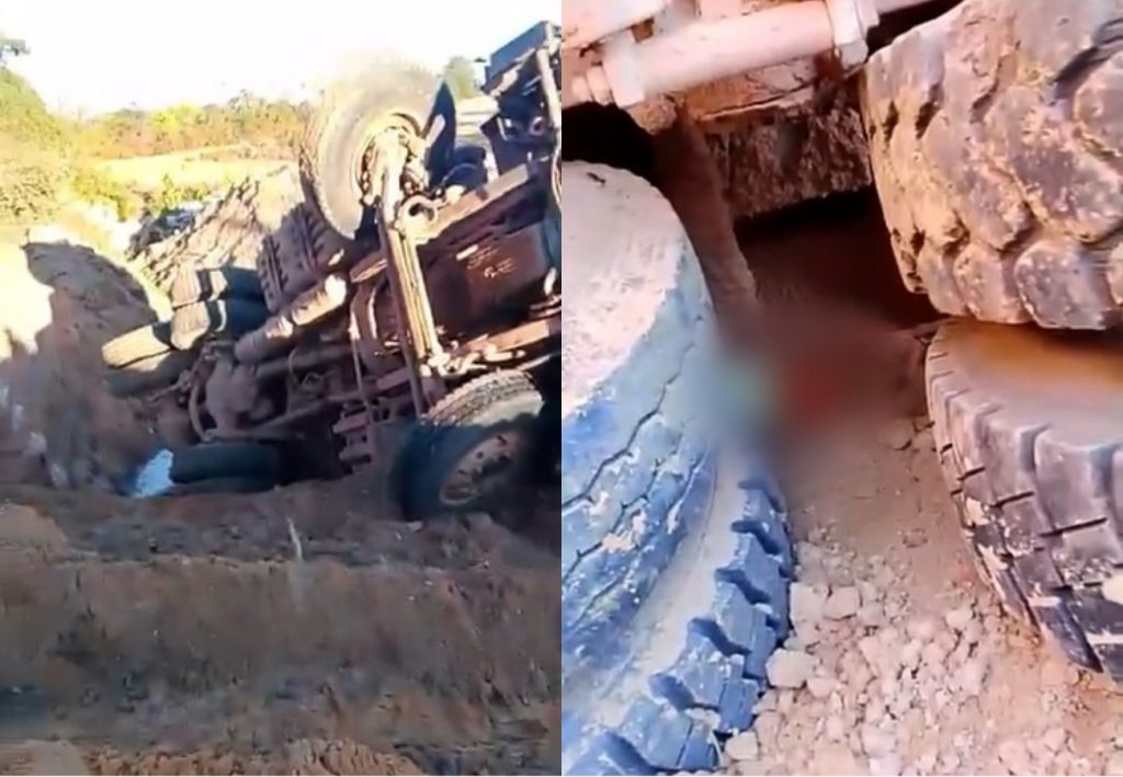 Trabalhador morre após perder controle de caminhão durante obras em rodovia, diz Ageto