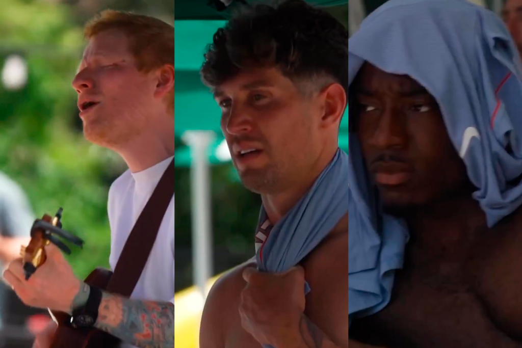 Show exclusivo de Ed Sheeran para a Inglaterra viraliza após reação apática dos jogadores